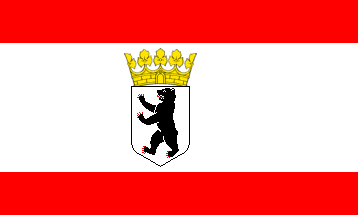 Berlin allgemeine Dienstflagge