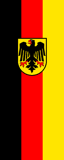 Bundesdienstflagge vertikal