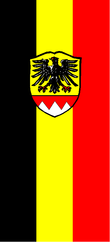 Rot gelbe flagge