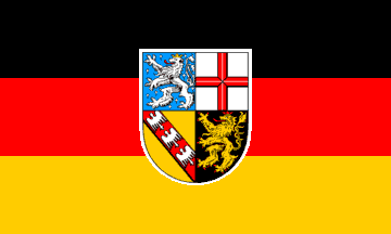 Saarland Landesflagge