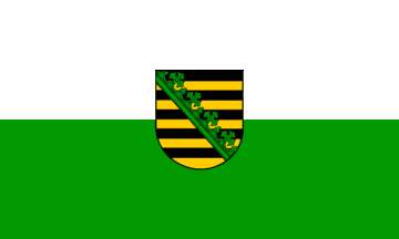 Sachsen Landesdienstflagge