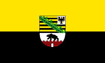 Sachsen-Anhalt Landesdienstflagge